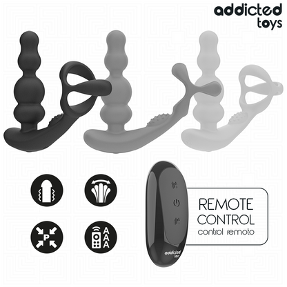 ADDICTED TOYS - ROTATING PROSTATE MASSAGER REMOTE CONTROL - My naughty haven #