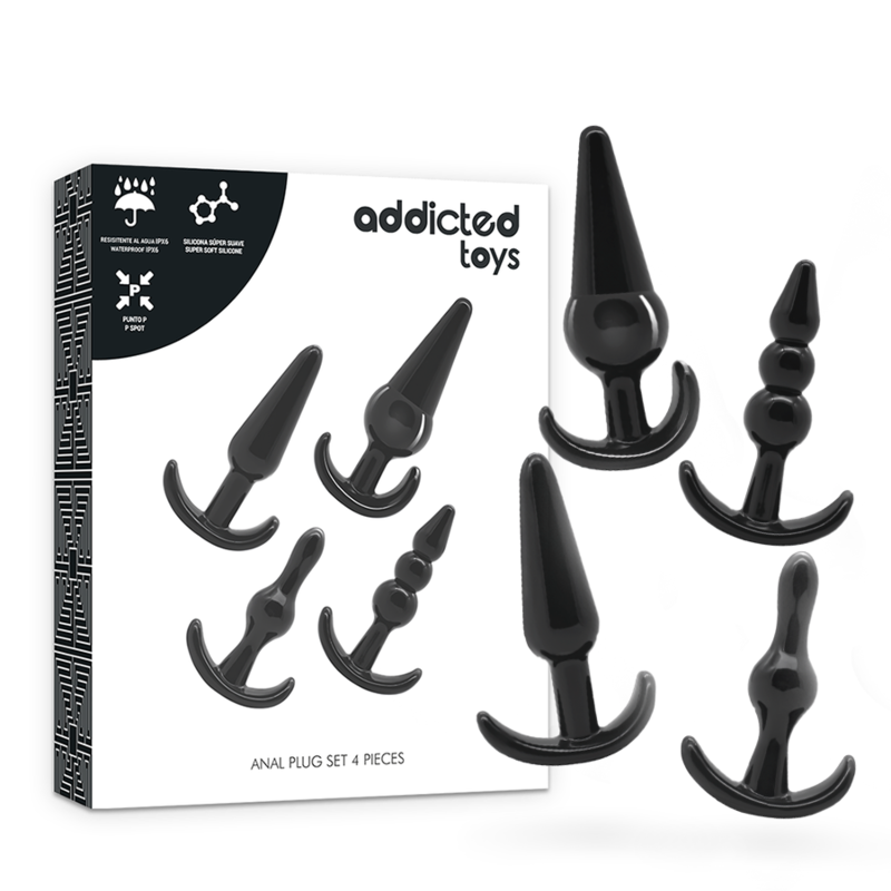 ADDICTED TOYS - SET 4 ANAL PLUGS - My naughty haven #