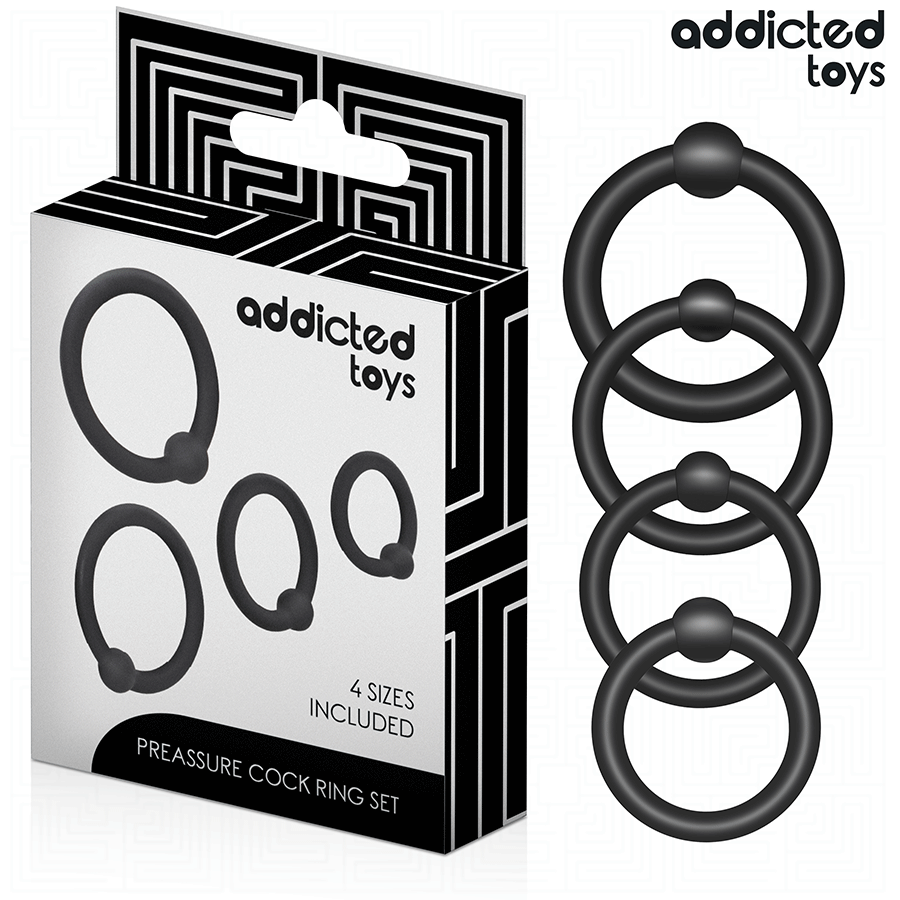 ADDICTED TOYS - SET OF PRESSURE SILICONE RINGS - My naughty haven #
