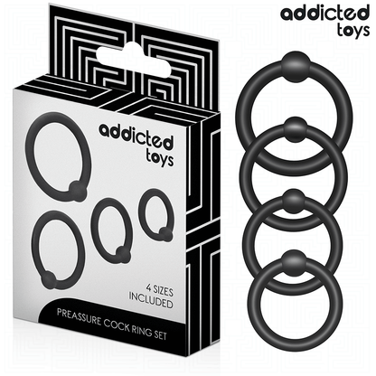 ADDICTED TOYS - SET OF PRESSURE SILICONE RINGS - My naughty haven #