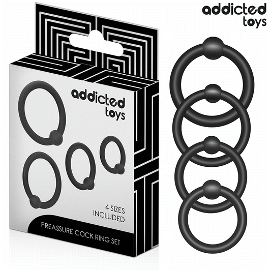 ADDICTED TOYS - SET OF PRESSURE SILICONE RINGS - My naughty haven #