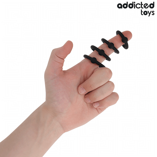 ADDICTED TOYS - SET OF PRESSURE SILICONE RINGS - My naughty haven #