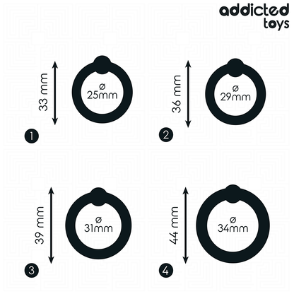 ADDICTED TOYS - SET OF PRESSURE SILICONE RINGS - My naughty haven #