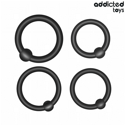 ADDICTED TOYS - SET OF PRESSURE SILICONE RINGS - My naughty haven #