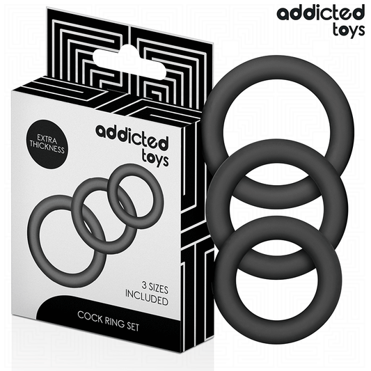 ADDICTED TOYS - SET OF SILICONE RINGS MODEL 1 - My naughty haven #