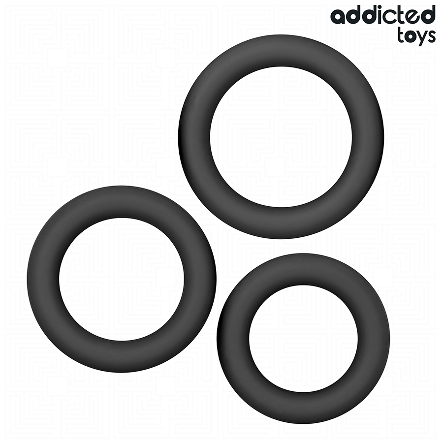 ADDICTED TOYS - SET OF SILICONE RINGS MODEL 1 - My naughty haven #