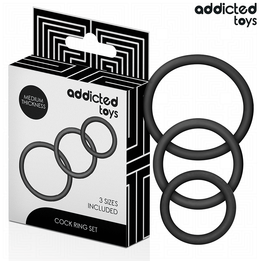 ADDICTED TOYS - SET OF SILICONE RINGS MODEL 2 - My naughty haven #