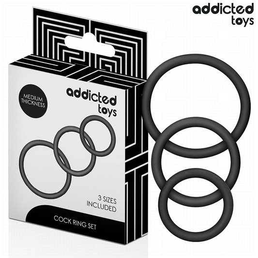 ADDICTED TOYS - SET OF SILICONE RINGS MODEL 2 - My naughty haven #