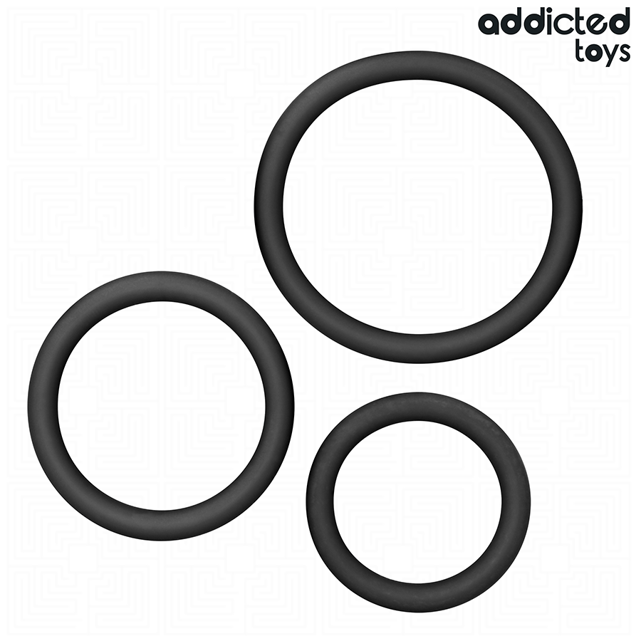 ADDICTED TOYS - SET OF SILICONE RINGS MODEL 2 - My naughty haven #