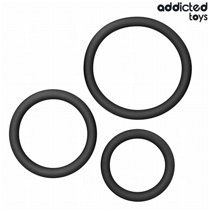 ADDICTED TOYS - SET OF SILICONE RINGS MODEL 2 - My naughty haven #