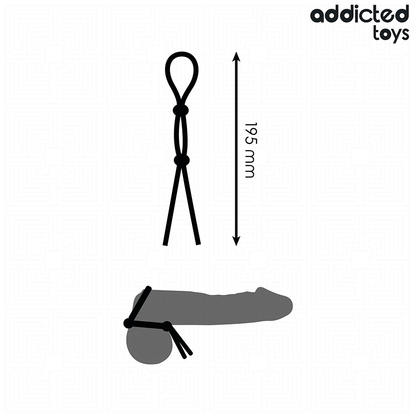 ADDICTED TOYS - SILICONE ROPE FOR THE DOUBLE LOOP PENIS - My naughty haven #