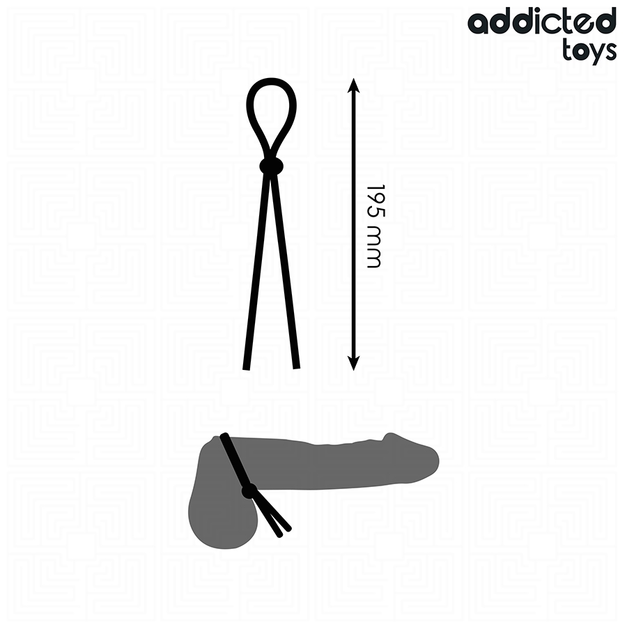 ADDICTED TOYS - SILICONE ROPE FOR THE SINGLE LOOP PENIS - My naughty haven #