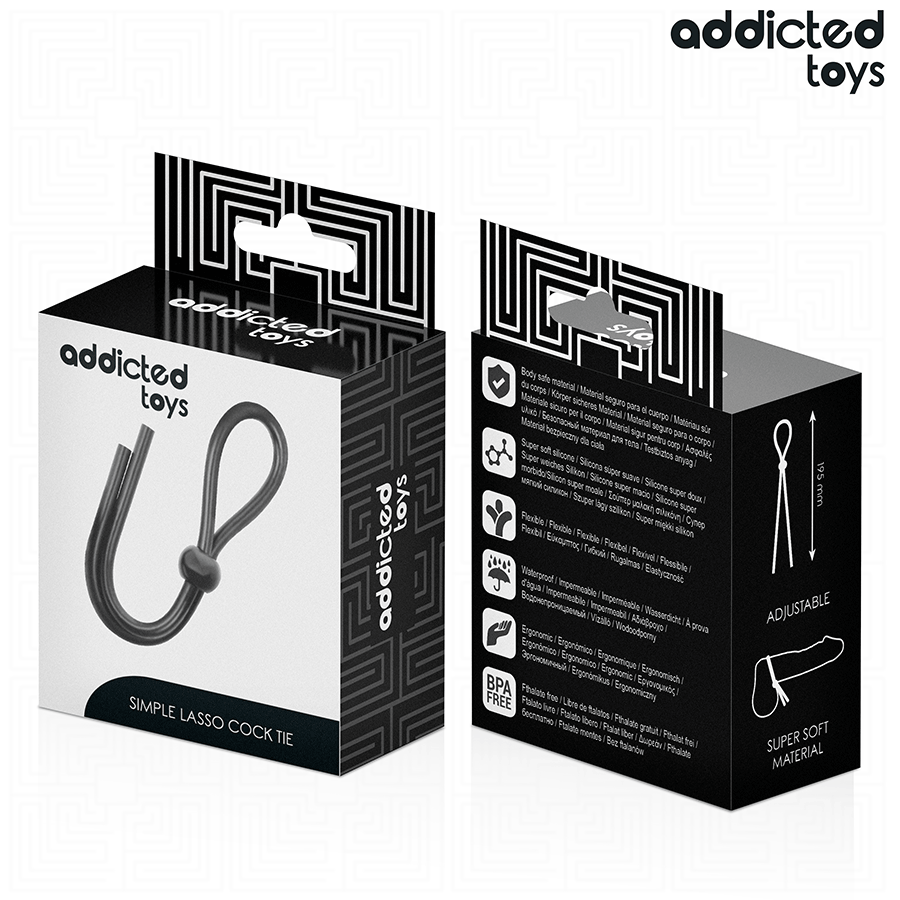 ADDICTED TOYS - SILICONE ROPE FOR THE SINGLE LOOP PENIS - My naughty haven #