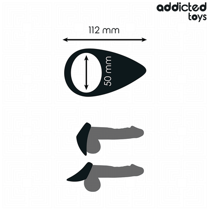 ADDICTED TOYS - TEAR SHAPED PENIS RING - My naughty haven #