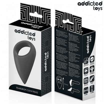 ADDICTED TOYS - TEAR SHAPED PENIS RING - My naughty haven #