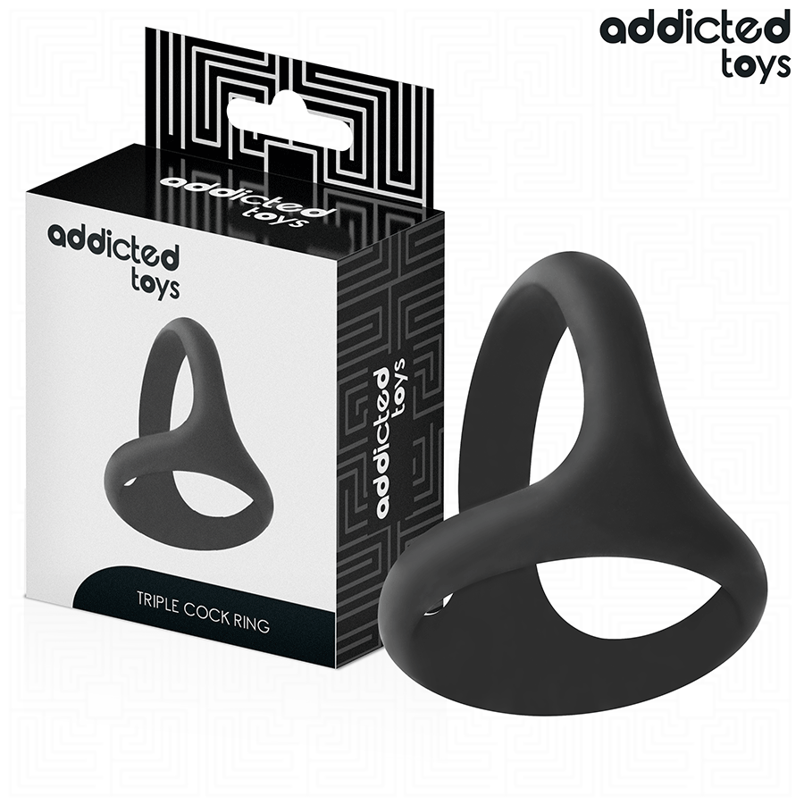 ADDICTED TOYS - THICK TRIPLE PENIS RING - My naughty haven #