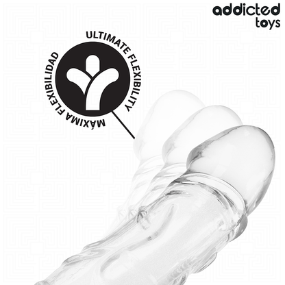 ADDICTED TOYS - TRANSPARENT PENIS EXTENSON 27 CM - My naughty haven #