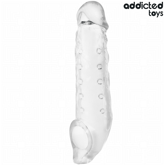 ADDICTED TOYS - TRANSPARENT PENIS EXTENSON SIZE S 23 CM - My naughty haven #