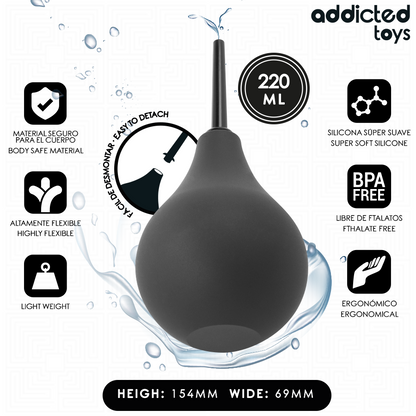 ADDICTED TOYS - TRAVEL ANAL CLEANER SIZE L 220 ML - My naughty haven #