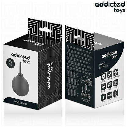 ADDICTED TOYS - TRAVEL ANAL CLEANER SIZE L 220 ML - My naughty haven #