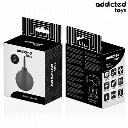 ADDICTED TOYS - TRAVEL ANAL CLEANER SIZE S 90 ML - My naughty haven #