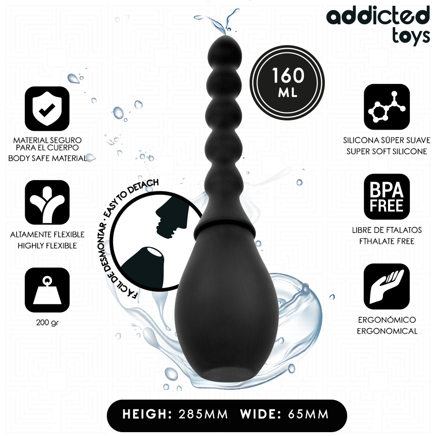 ADDICTED TOYS - TRAVEL CLEANER SILICONE MODEL 2 - My naughty haven #