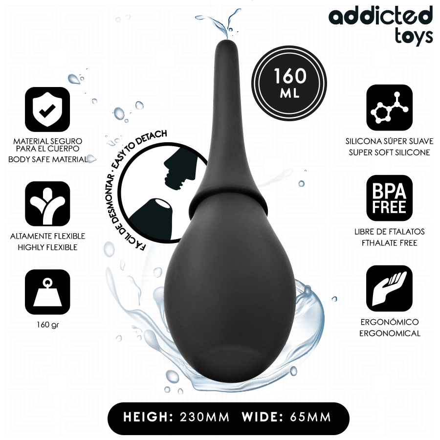 ADDICTED TOYS - TRAVEL CLEANER SILICONE MODEL 3 - My naughty haven #