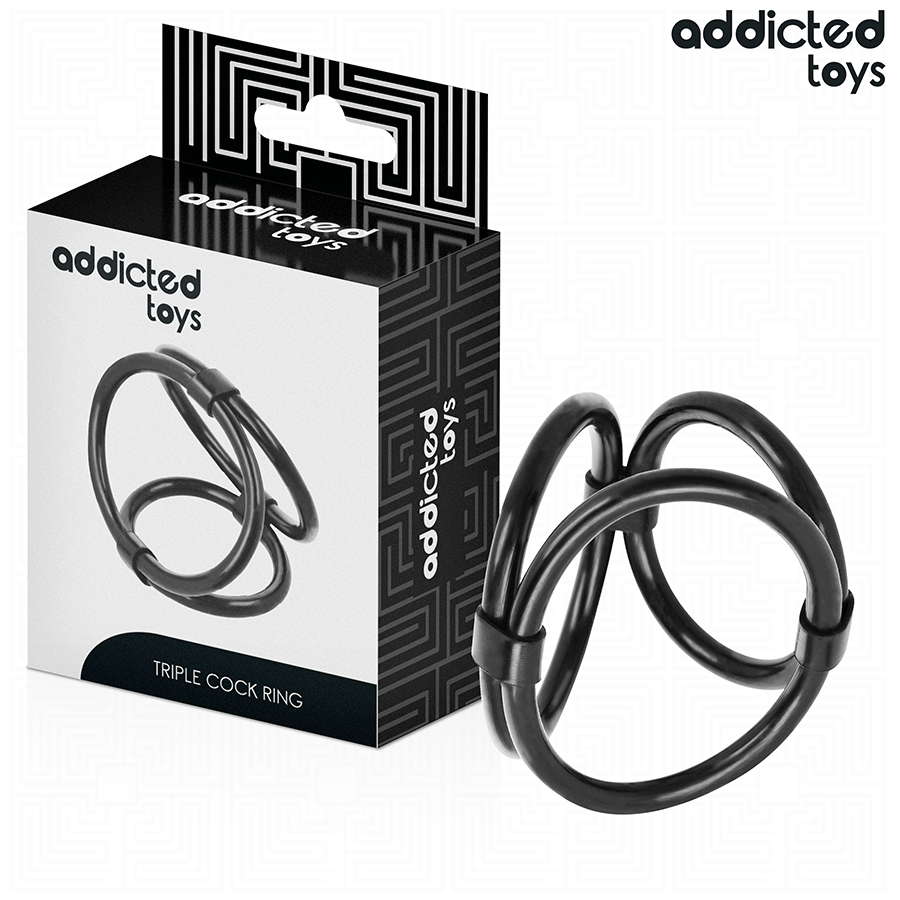 ADDICTED TOYS - TRIPLE PENIS RING - My naughty haven #