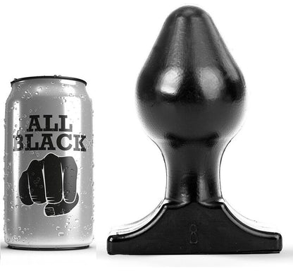 ALL BLACK - ANAL PLUG 16X8 CM - My naughty haven #