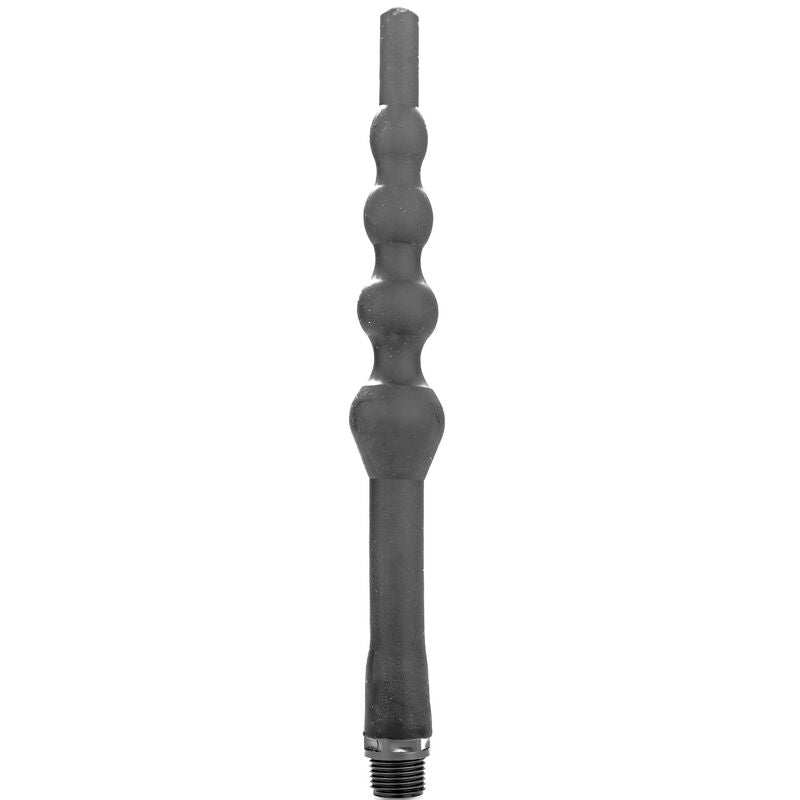 ALL BLACK - BEADED SHOWER ANAL SILICONE 27 CM - My naughty haven #