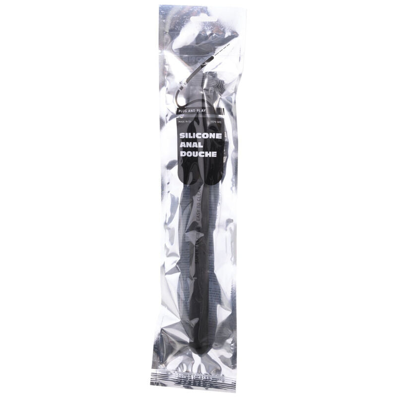 ALL BLACK - BEADED SHOWER ANAL SILICONE 27 CM - My naughty haven #
