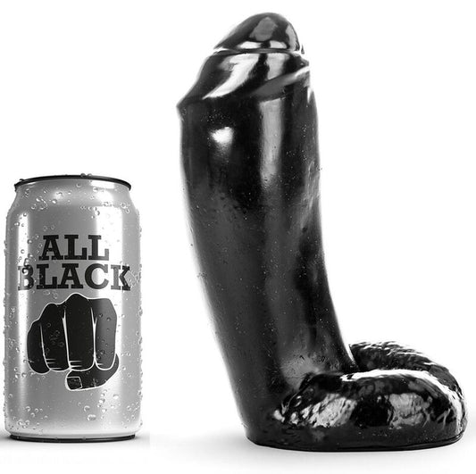 ALL BLACK - DILDO REALISTIC 18 CM - My naughty haven #