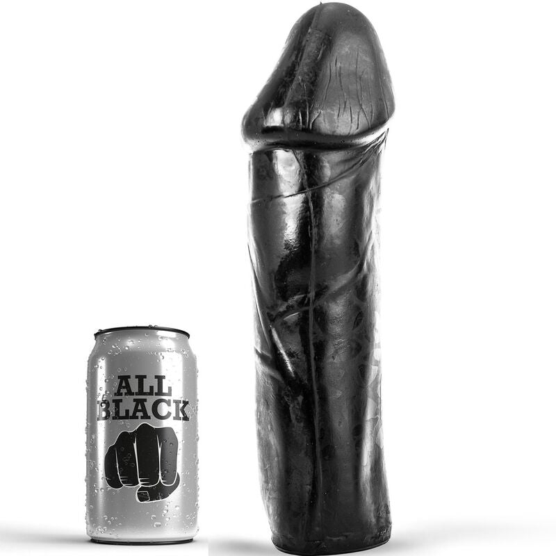 ALL BLACK - DONG 28 CM WITHOUT TESTICLES - My naughty haven #