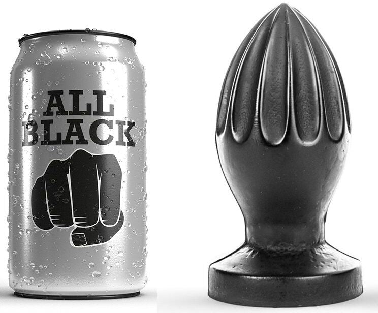ALL BLACK - PLUG ANAL 12 CM - My naughty haven #