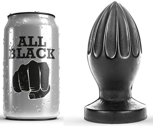 ALL BLACK - PLUG ANAL 12 CM - My naughty haven #