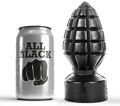ALL BLACK - PLUG ANAL 14 CM - My naughty haven #