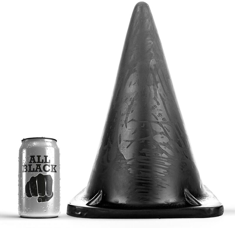ALL BLACK - PLUG TRIANGULAR 30 CM - My naughty haven #
