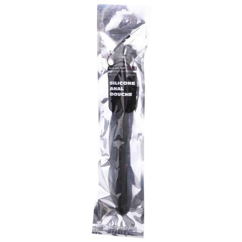 ALL BLACK - RIDGED SHOWER ANAL SILICONE 27 CM - My naughty haven #