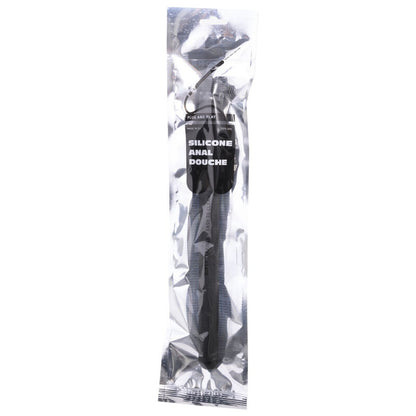 ALL BLACK - RIDGED SHOWER ANAL SILICONE 27 CM - My naughty haven #