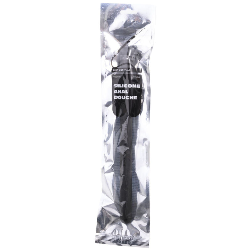 ALL BLACK - SHOWER ANAL SILICONE SISTEMA STOPPER 27 CM - My naughty haven #