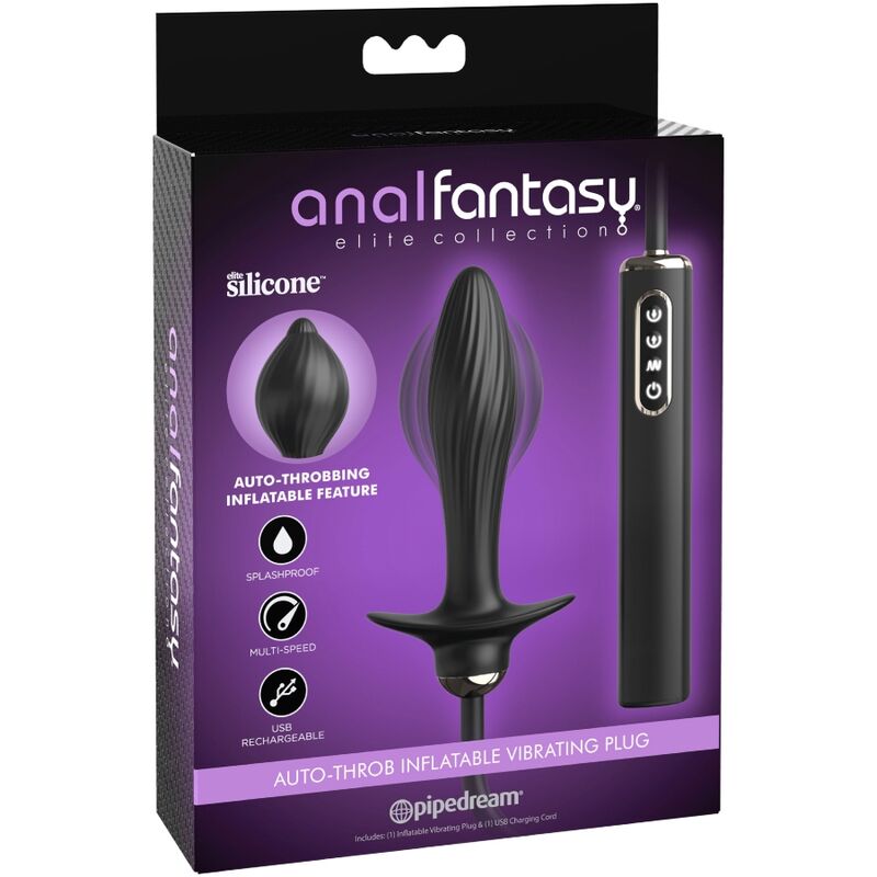 ANAL FANTASY ELITE COLLECTION - INFLATABLE PLUG & AUTO-THROB VIBRATOR - My naughty haven #