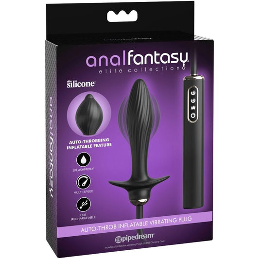 ANAL FANTASY ELITE COLLECTION - INFLATABLE PLUG & AUTO-THROB VIBRATOR - My naughty haven #