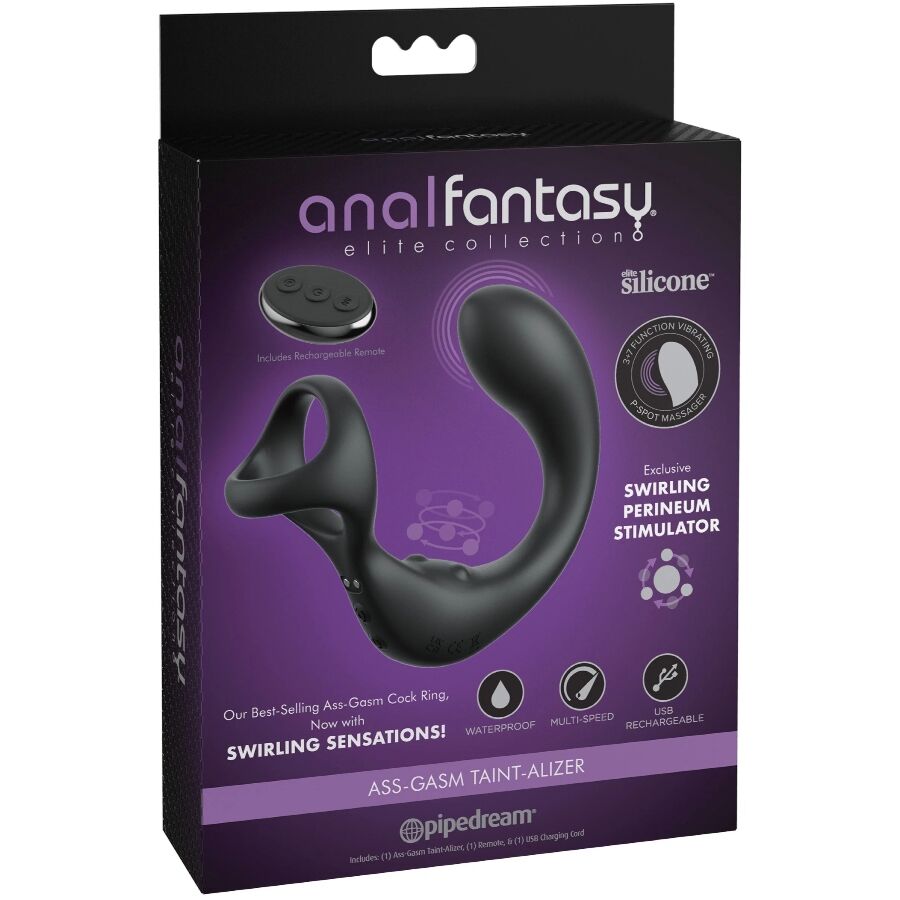ANAL FANTASY ELITE COLLECTION - VIBRATING ANAL MASSAGER WITH REMOTE CONTROL - My naughty haven #