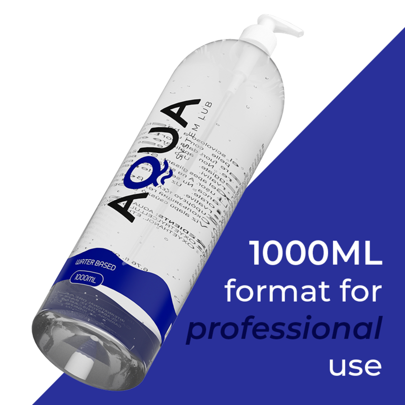 AQUA QUALITY - WATER BASED LUBRICANT 1000 ML - My naughty haven #