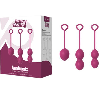 ARMONY - ANABIOSIS VAGINAL DUMBBELL 3 LEVELS BURGUNDY - My naughty haven #
