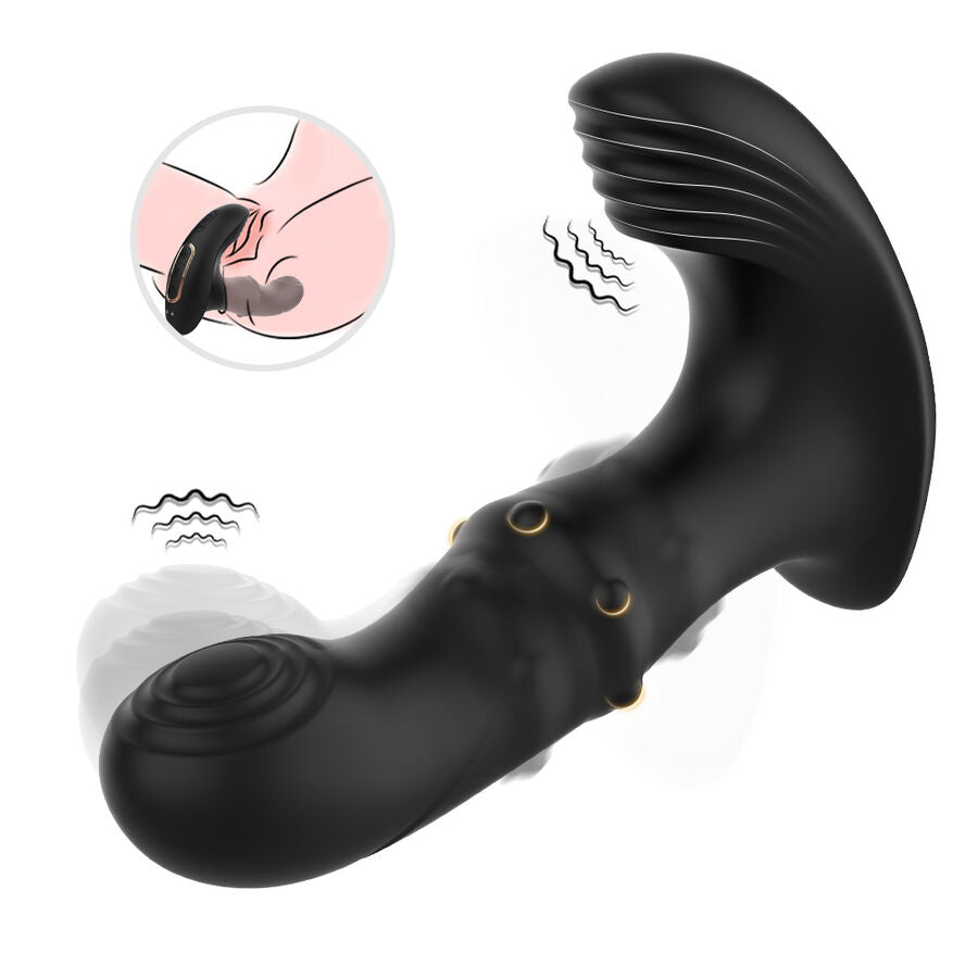 ARMONY - ANAL PROSTATE VIBRATOR REMOTE CONTROL BLACK - My naughty haven #