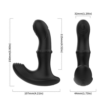 ARMONY - ANAL PROSTATE VIBRATOR REMOTE CONTROL BLACK - My naughty haven #