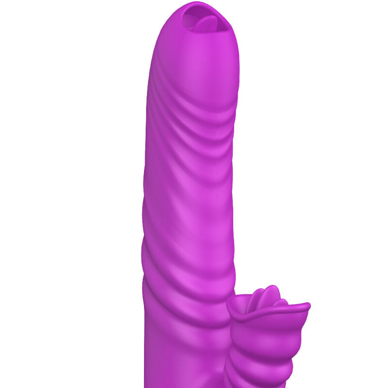 ARMONY - ANGELIA MULTIFUNCTION VIBRATOR DOUBLE TONGUE VIOLET HEAT EFFECT - My naughty haven #