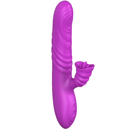 ARMONY - ANGELIA MULTIFUNCTION VIBRATOR WITH STIMULATING TONGUE VIOLET HEAT EFFECT - My naughty haven #