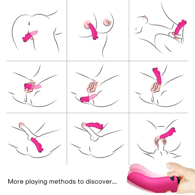 ARMONY - AURORA VIBRATOR FINGER FUCHSIA - My naughty haven #